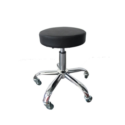 large2 kursi kerja hitam bundar